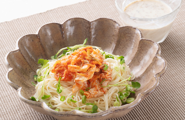 豚キムチ豆乳つけ麺 肥後そう川