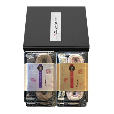 潤生祈長寿そば＆目出鯛平うどんセット4パック入（つゆ付き/8食入）の商品イメージ