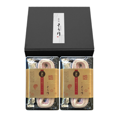 潤生目出鯛平うどん2パック入（つゆ付き/4食入）の商品イメージ