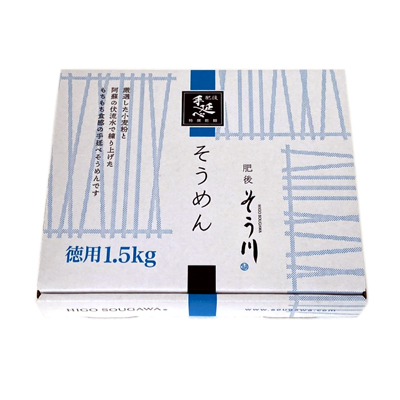 徳用乾そうめん1.5kg（つゆなし/約17食入）の商品イメージ