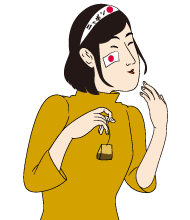 ニッポン茶3らーめん浮世絵イラスト